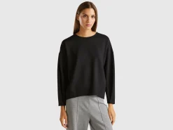 Lightweight sweatshirt in cotton and Modal® blend