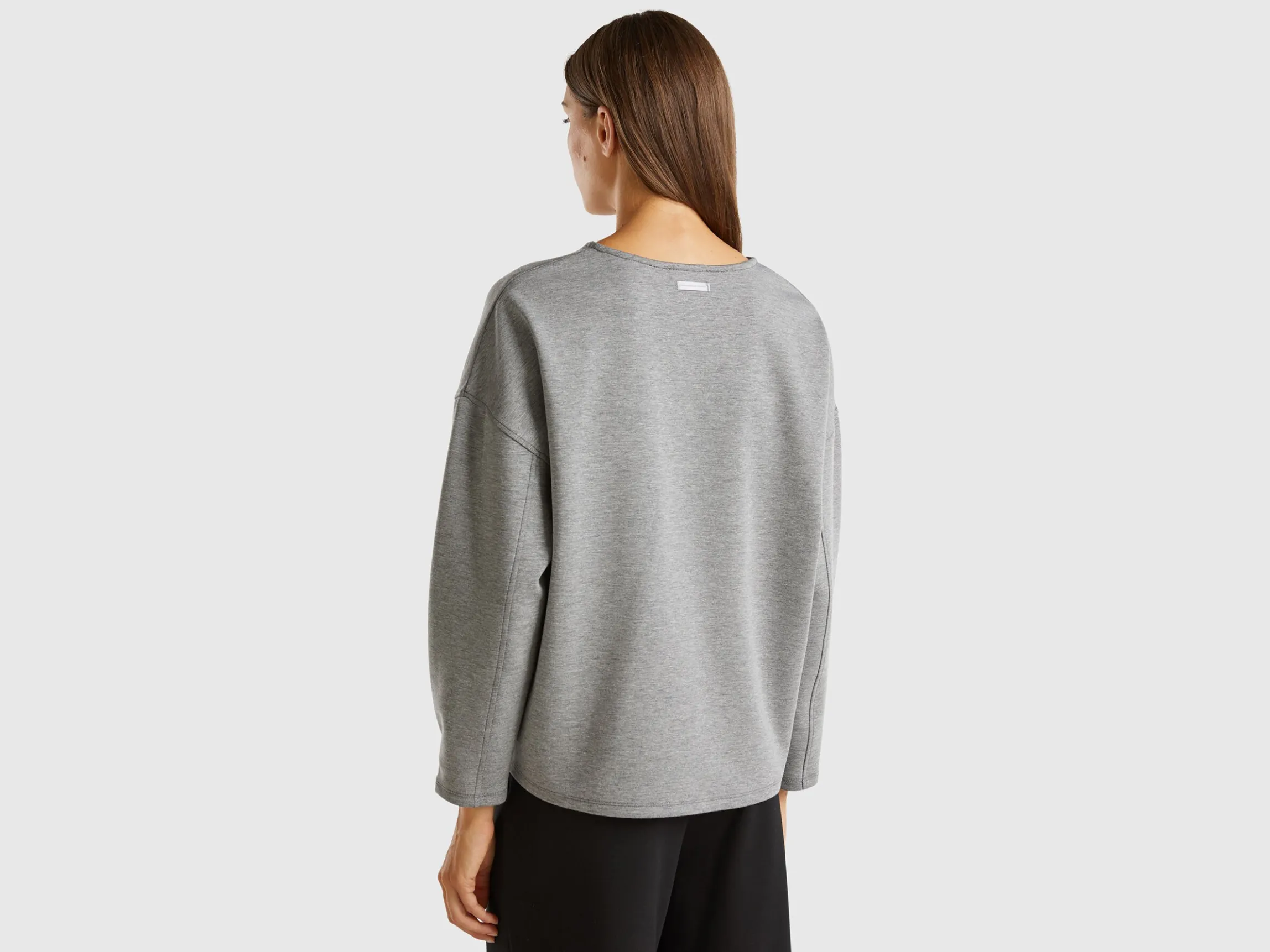 Lightweight sweatshirt in cotton and Modal® blend