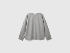 Lightweight sweatshirt in cotton and Modal® blend