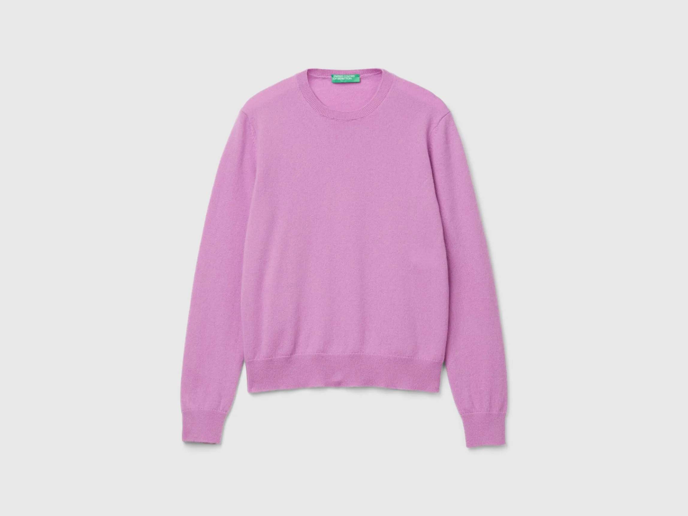 Lilac sweater in pure cashmere