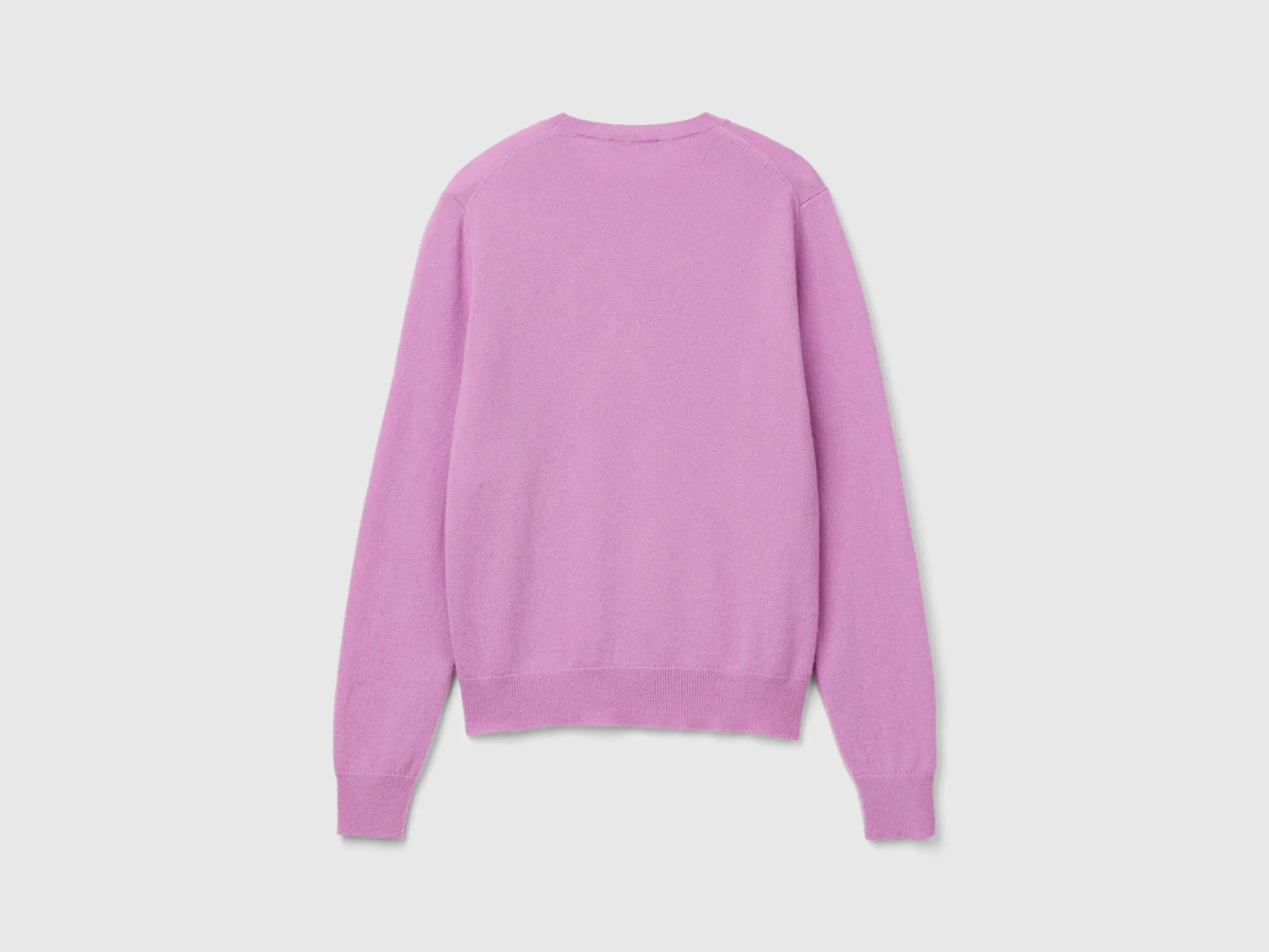 Lilac sweater in pure cashmere