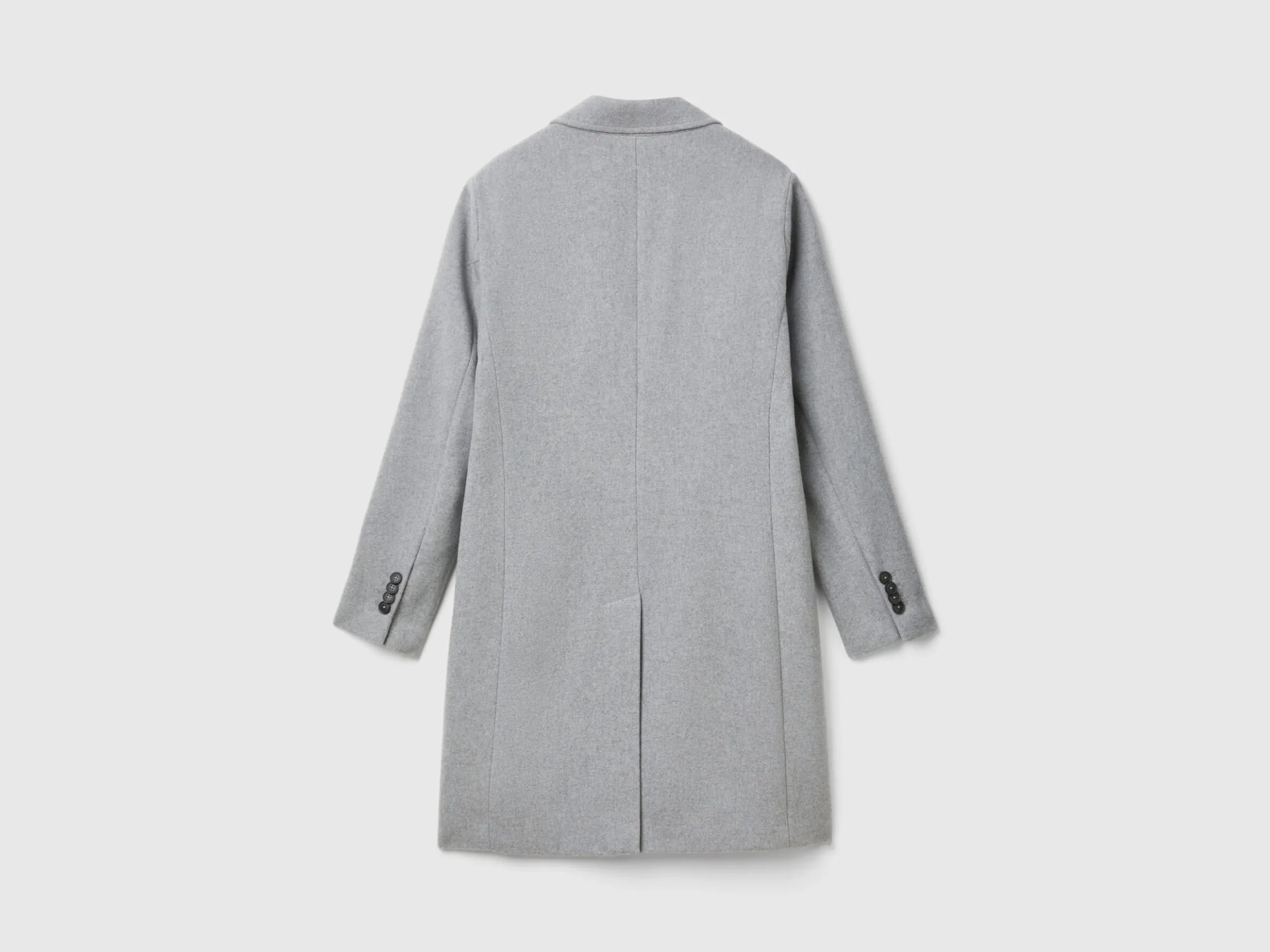 Lined coat in wool blend
