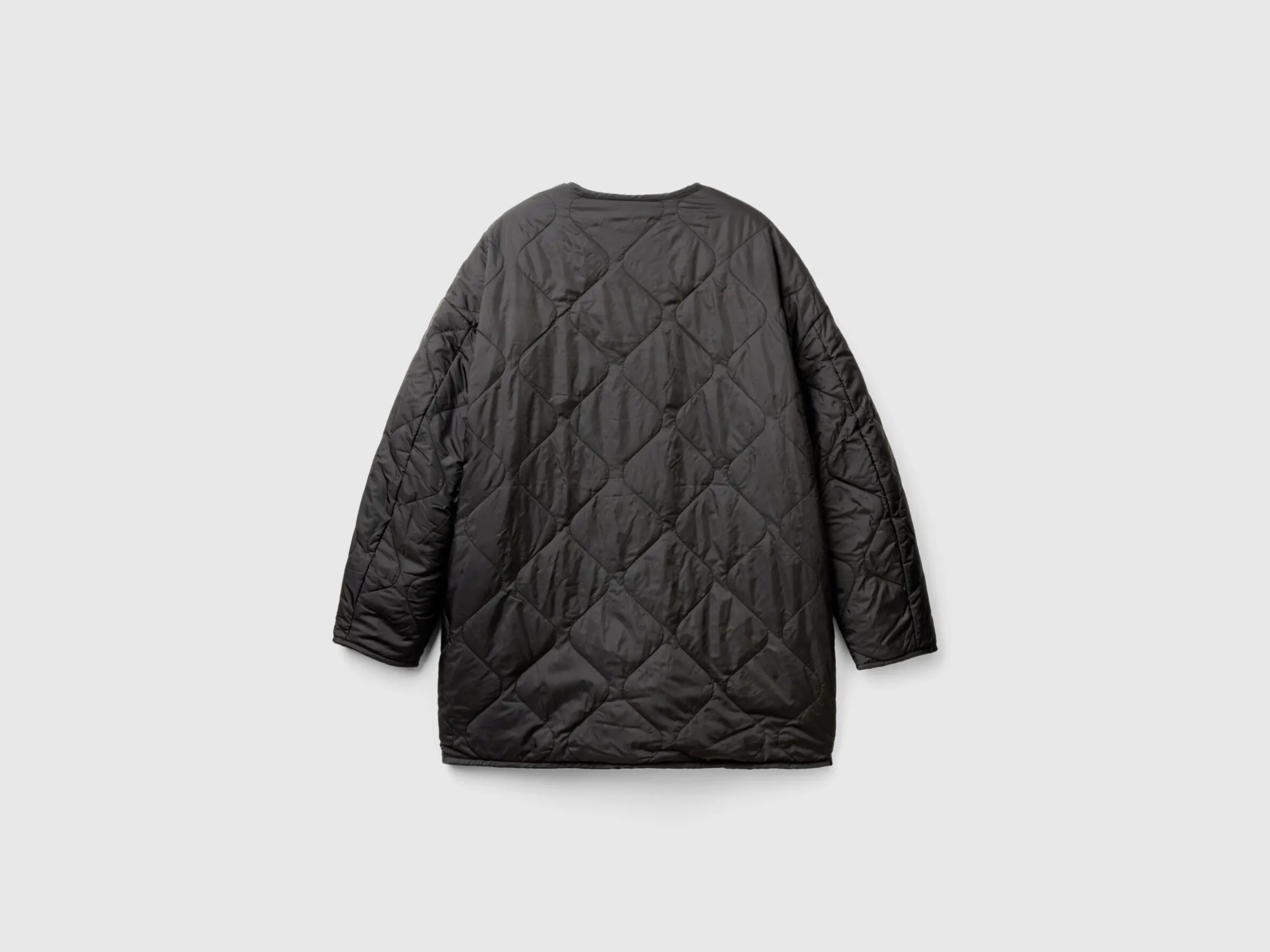 Long bomber jacket in nylon