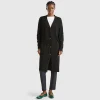Long cardigan in wool blend