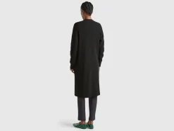 Long cardigan in wool blend
