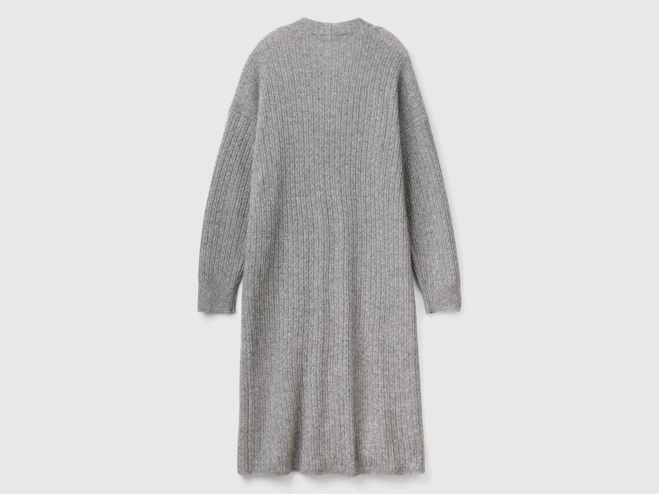 Long cardigan in wool blend