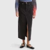 Long corduroy skirt