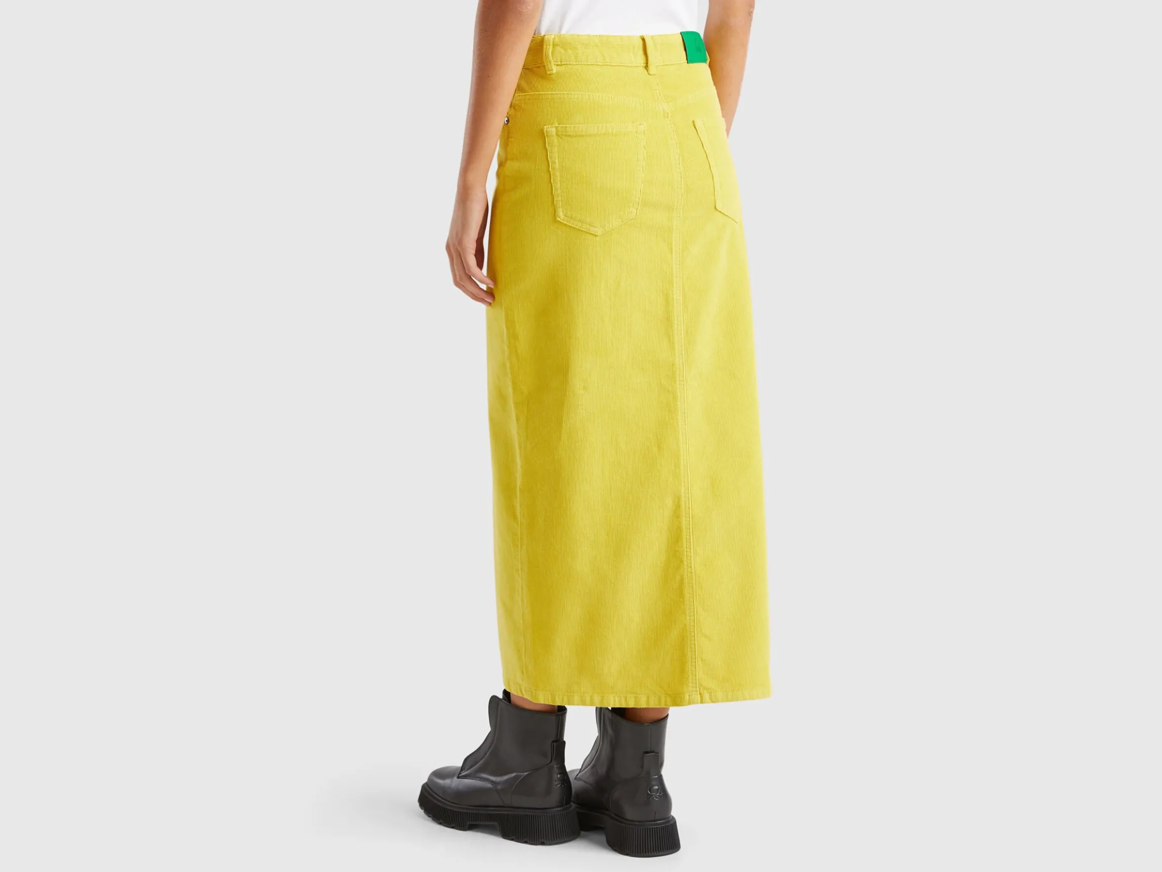 Long corduroy skirt