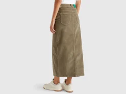 Long corduroy skirt