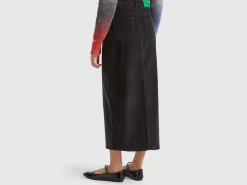 Long corduroy skirt