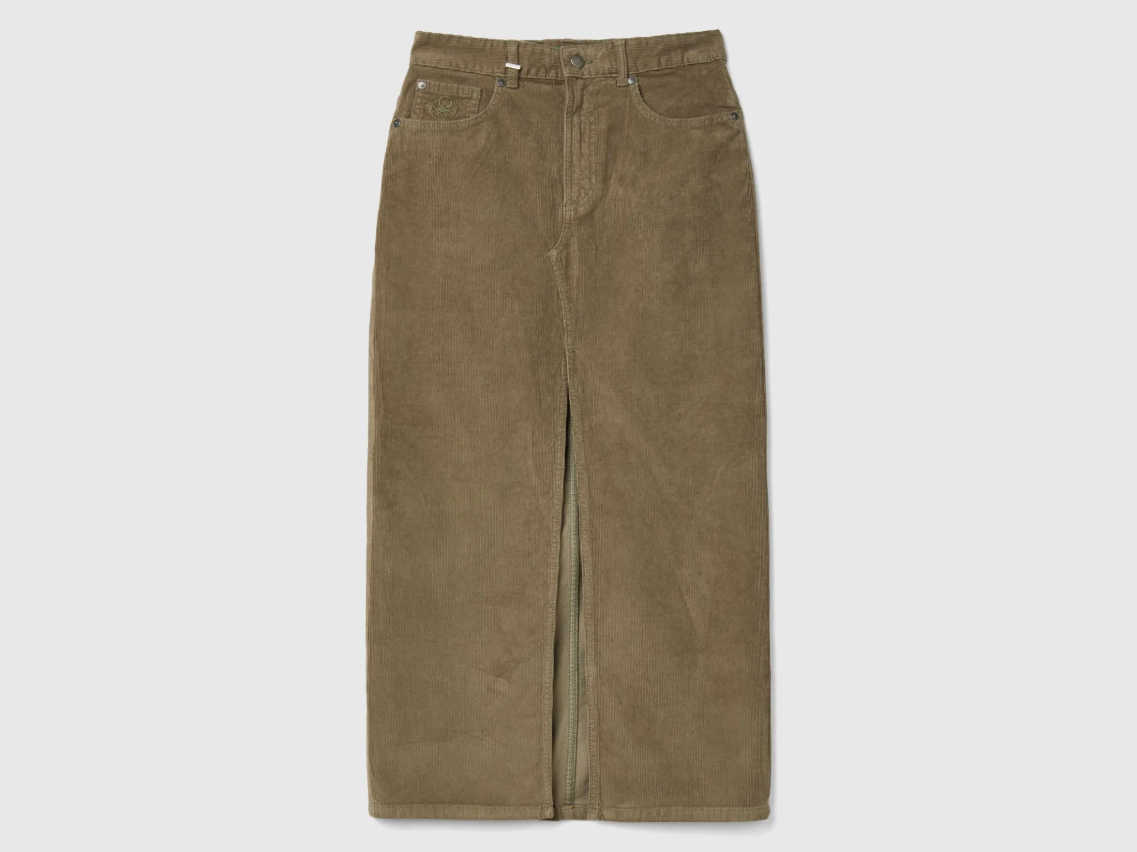 Long corduroy skirt