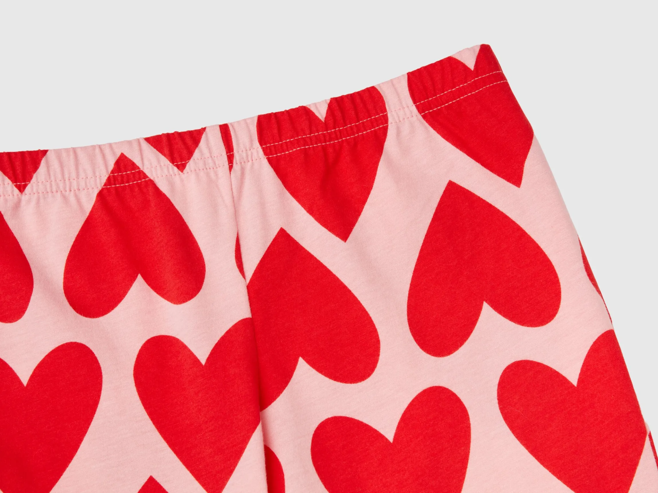 Long fiber cotton heart pyjamas