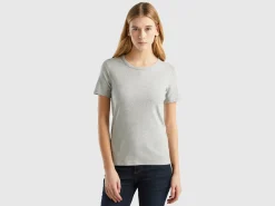 Long fiber cotton t-shirt