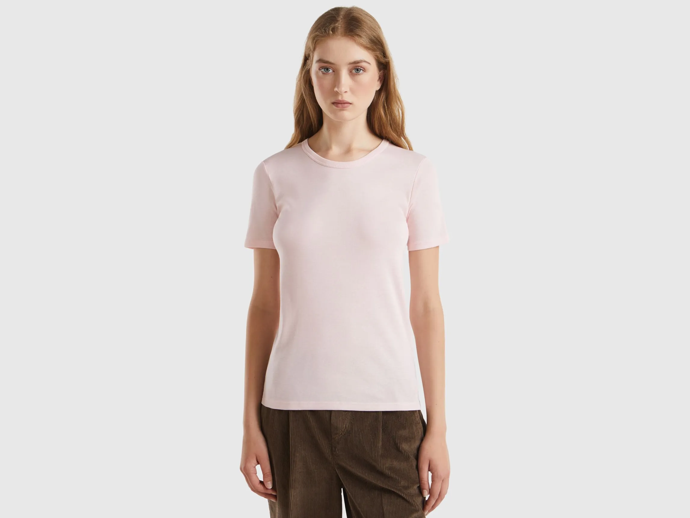 Long fiber cotton t-shirt