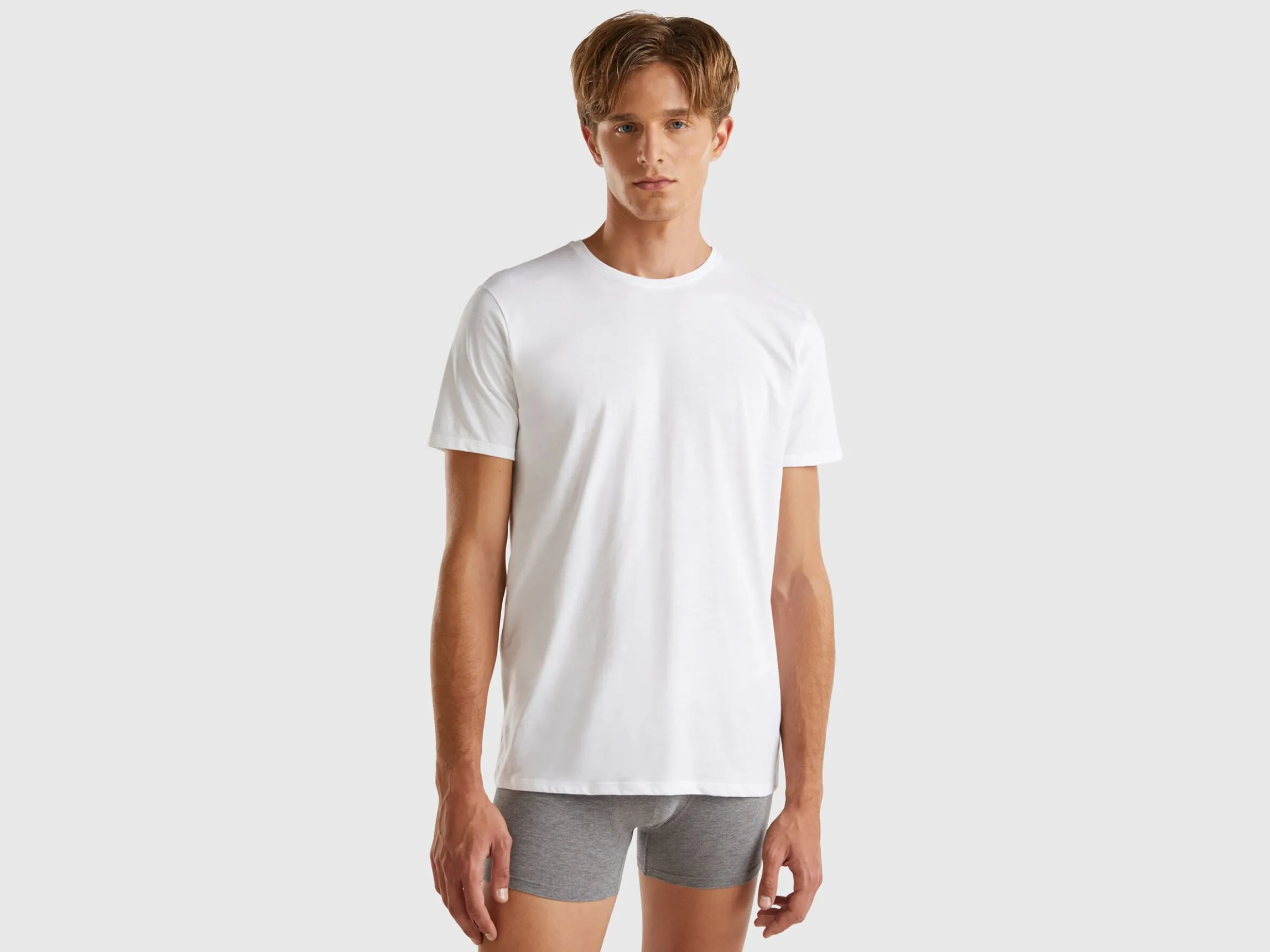 Long fiber cotton t-shirt