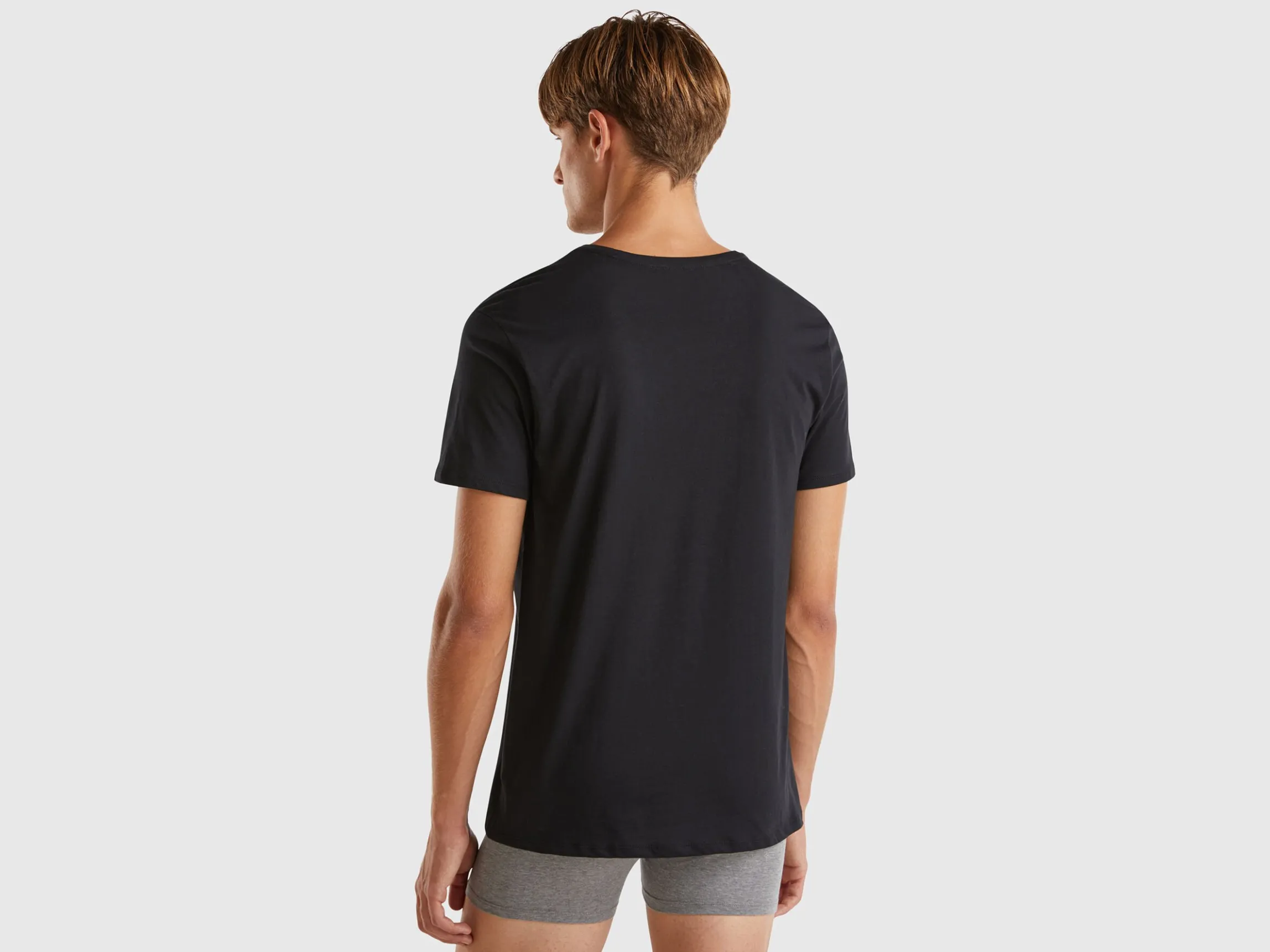 Long fiber cotton t-shirt