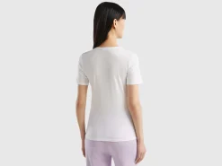 Long fiber cotton t-shirt