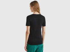 Long fiber cotton t-shirt