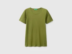 Long fiber cotton t-shirt