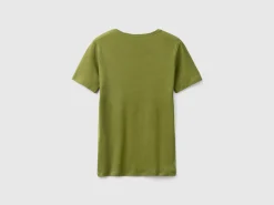 Long fiber cotton t-shirt