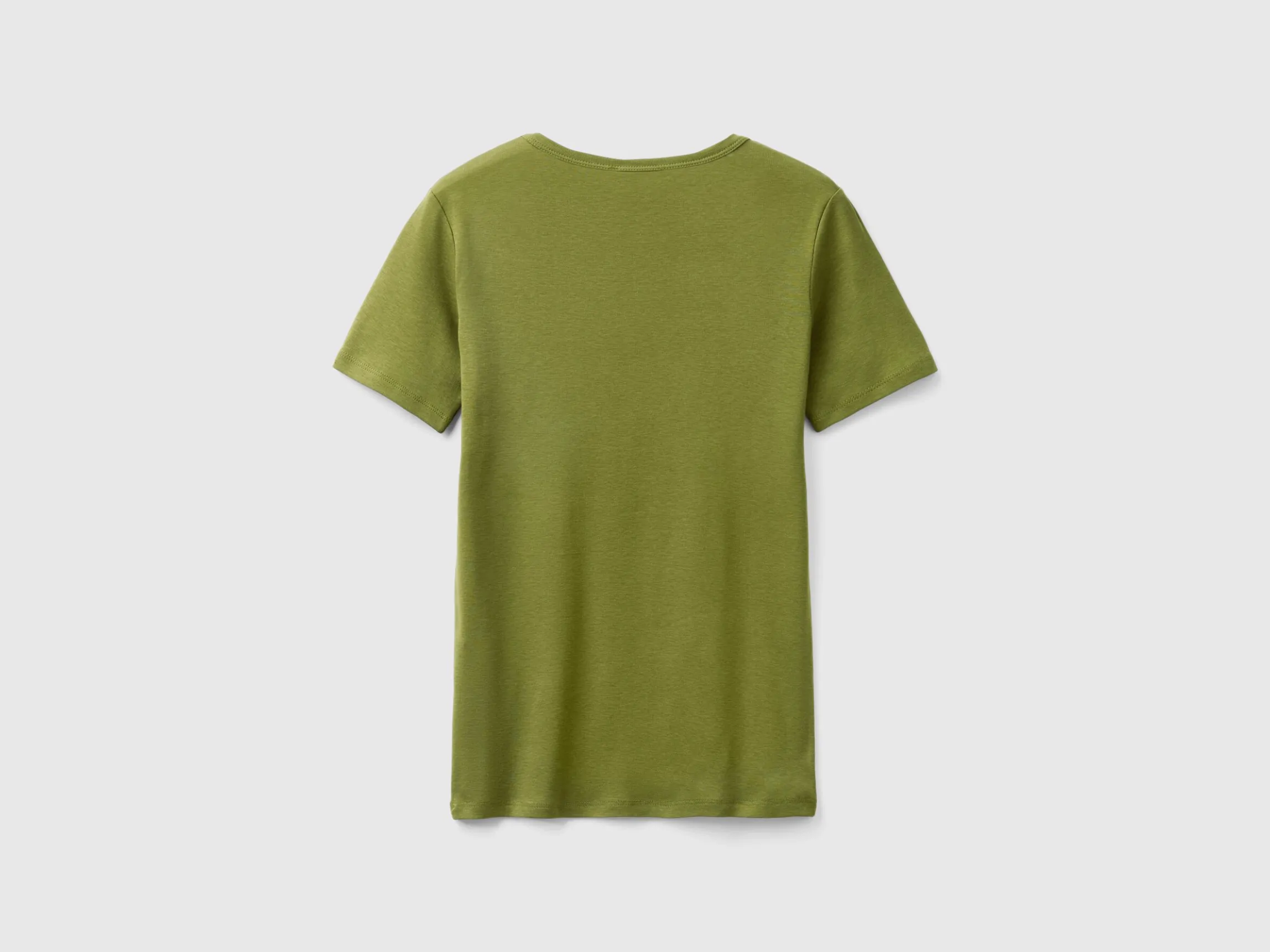 Long fiber cotton t-shirt