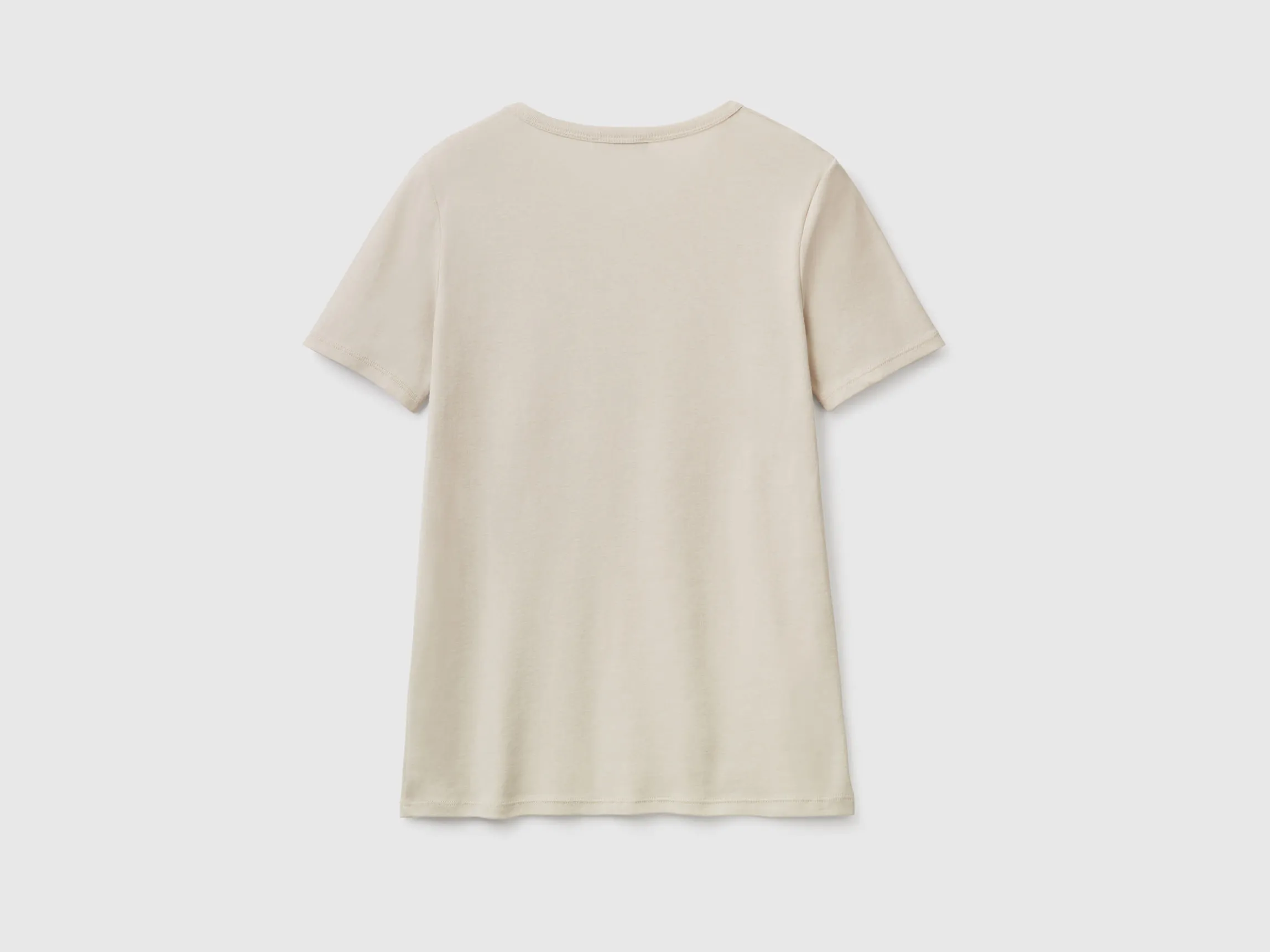 Long fiber cotton t-shirt