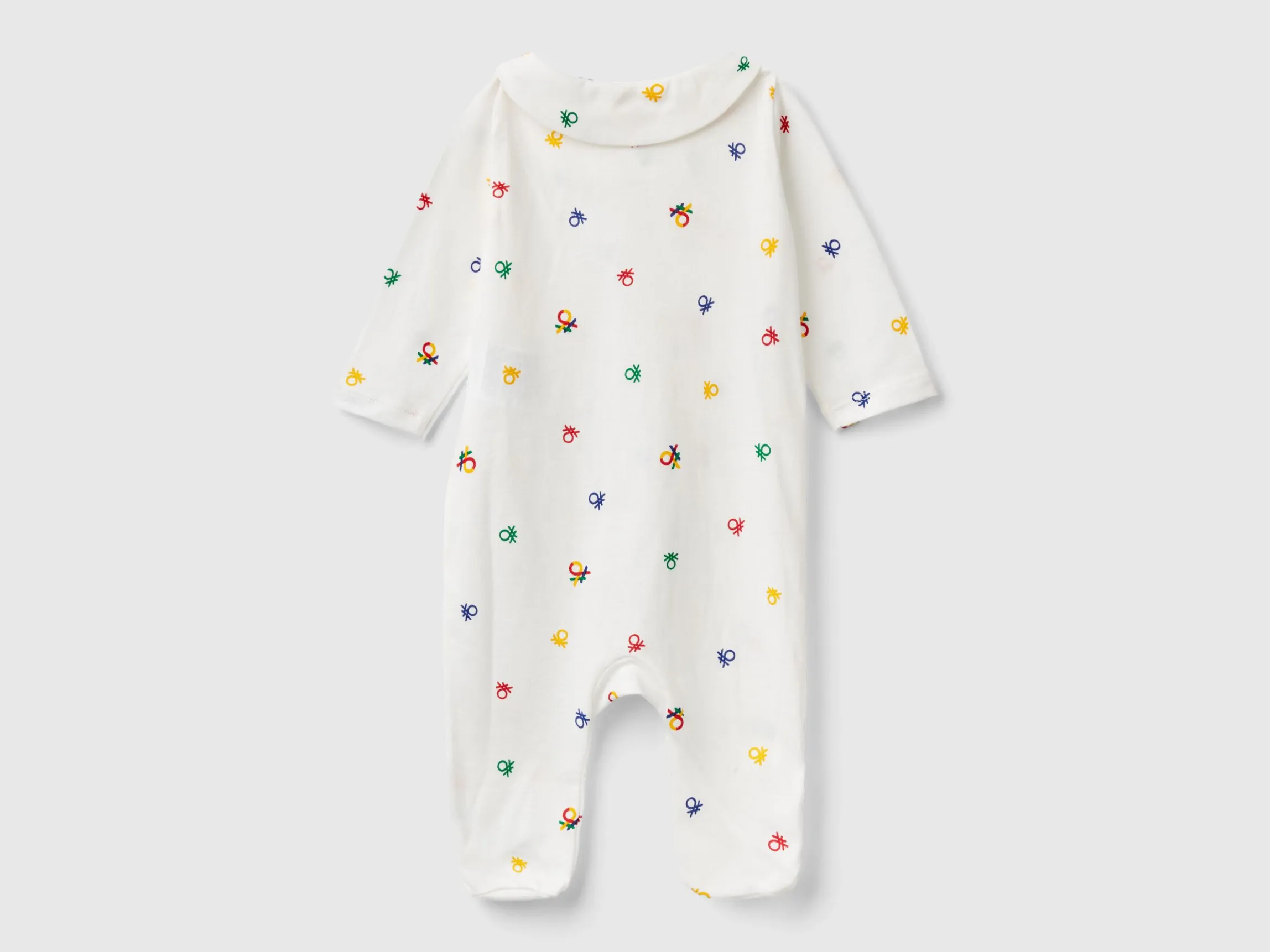 Long gray onesie with heart print