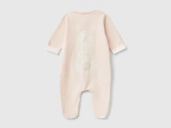 Long onesie in warm stretch cotton