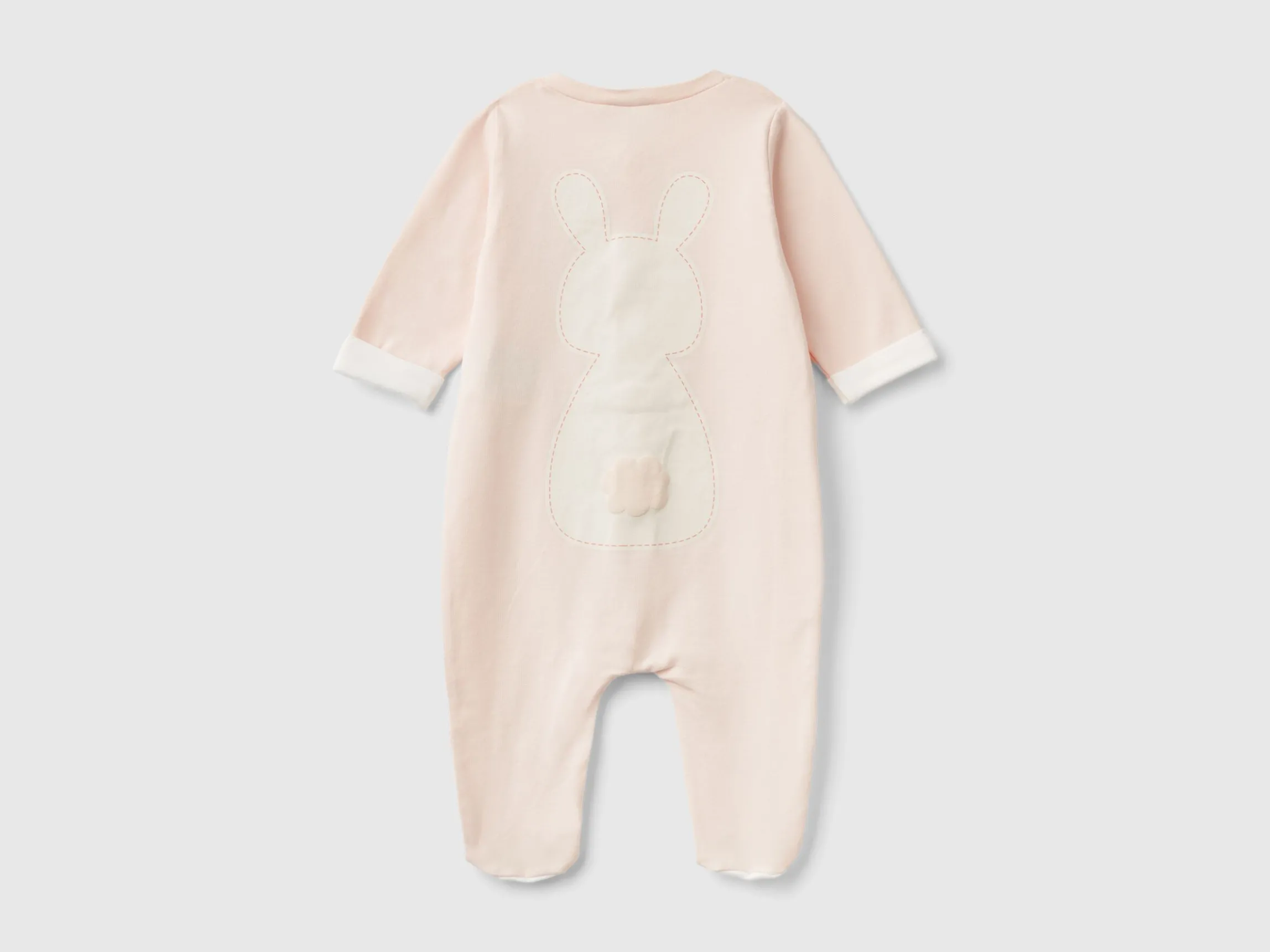 Long onesie in warm stretch cotton