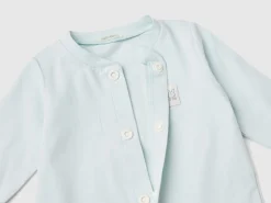 Long onesie in warm stretch cotton