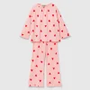 Long pyjamas with heart print
