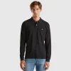 Long sleeve 100% cotton polo