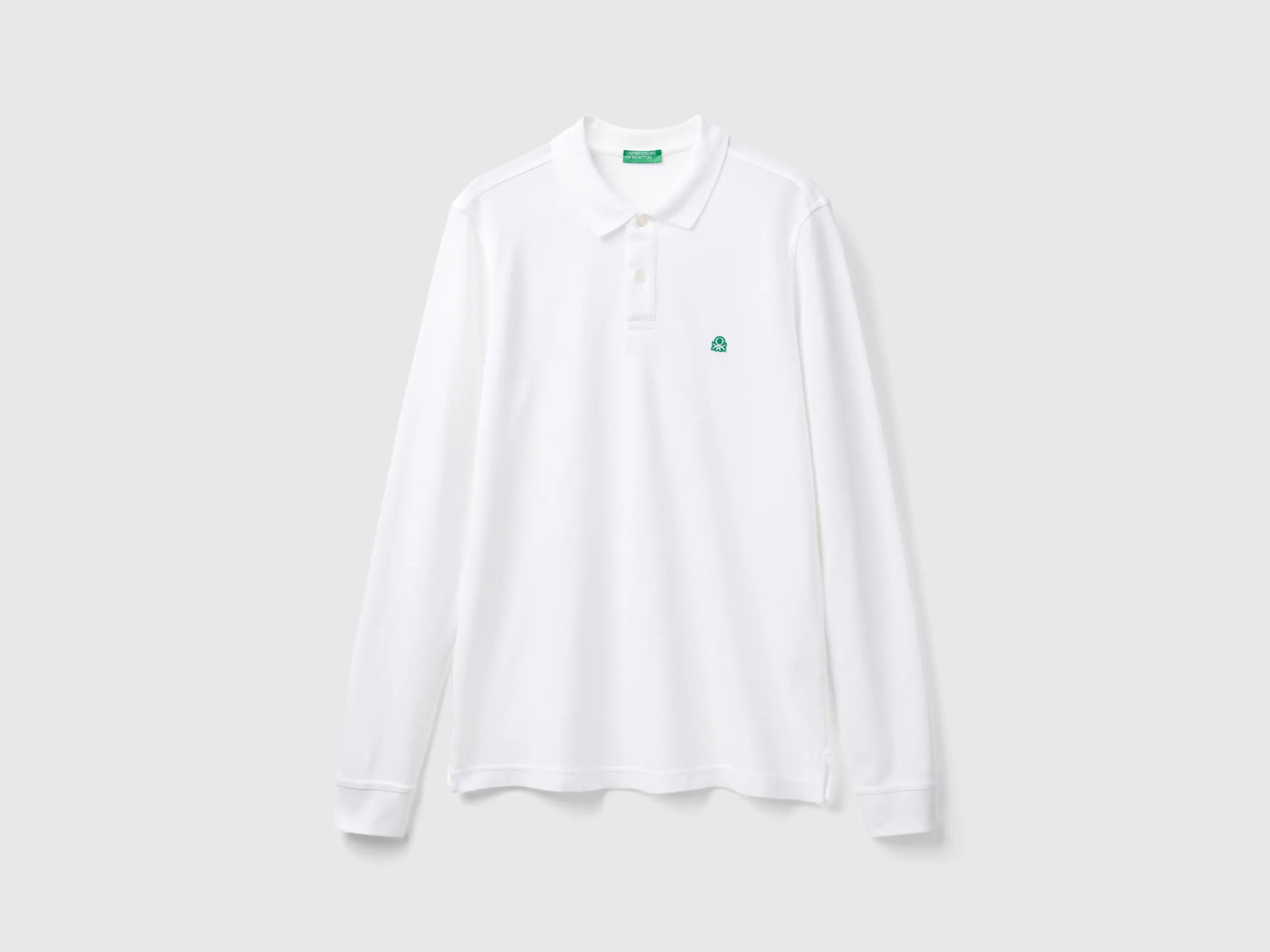 Long sleeve 100% cotton polo