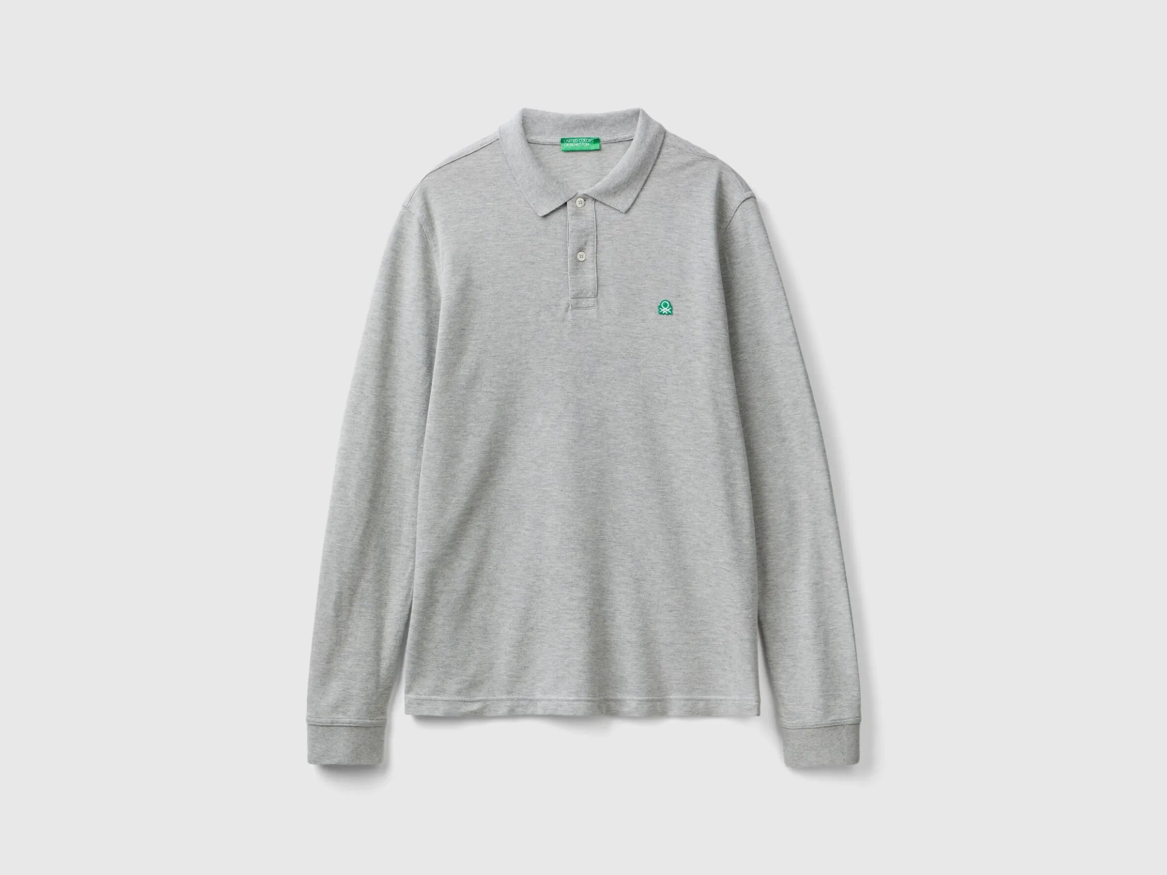 Long sleeve 100% cotton polo