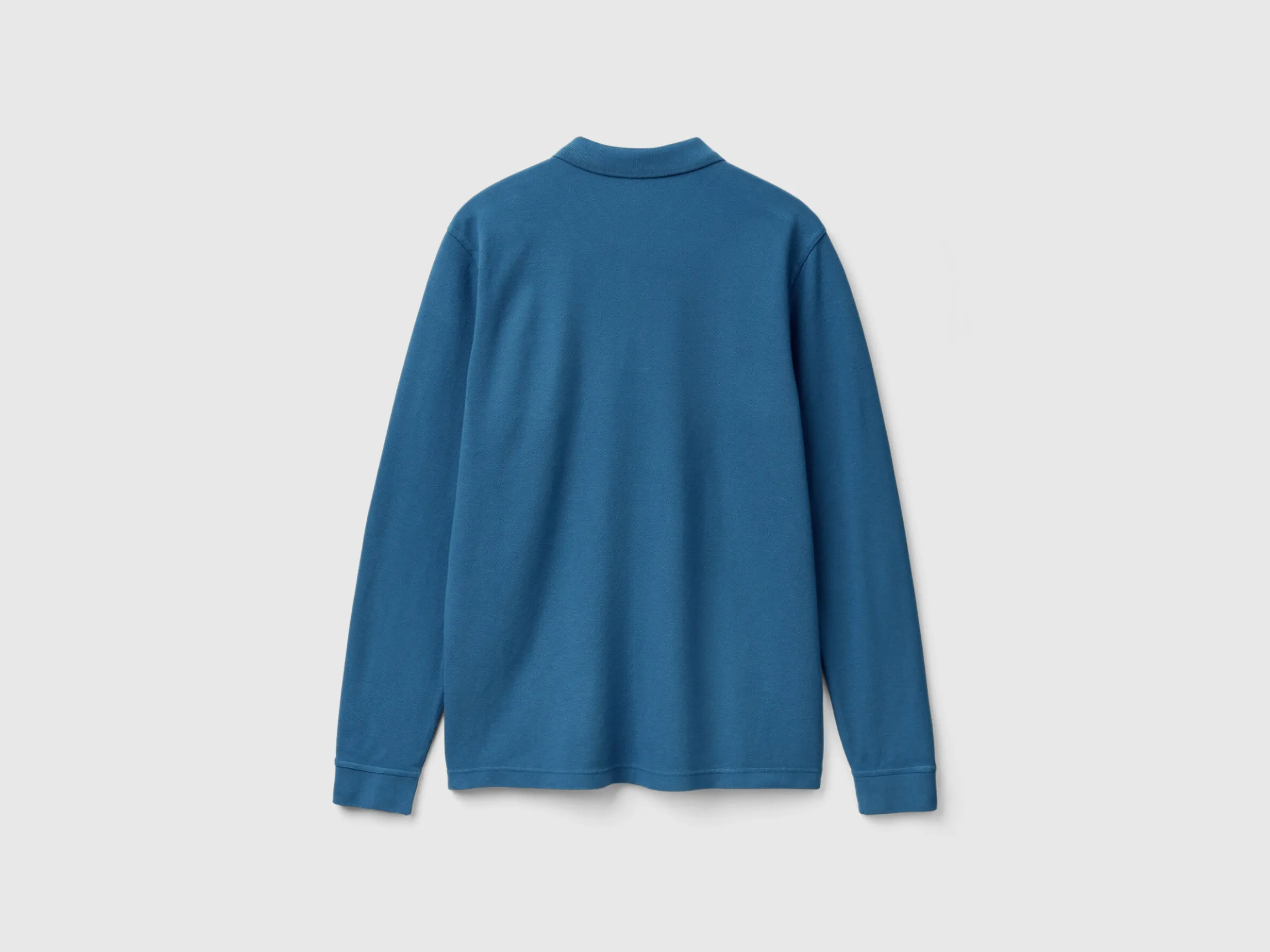 Long sleeve 100% cotton polo