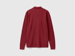 Long sleeve 100% cotton polo