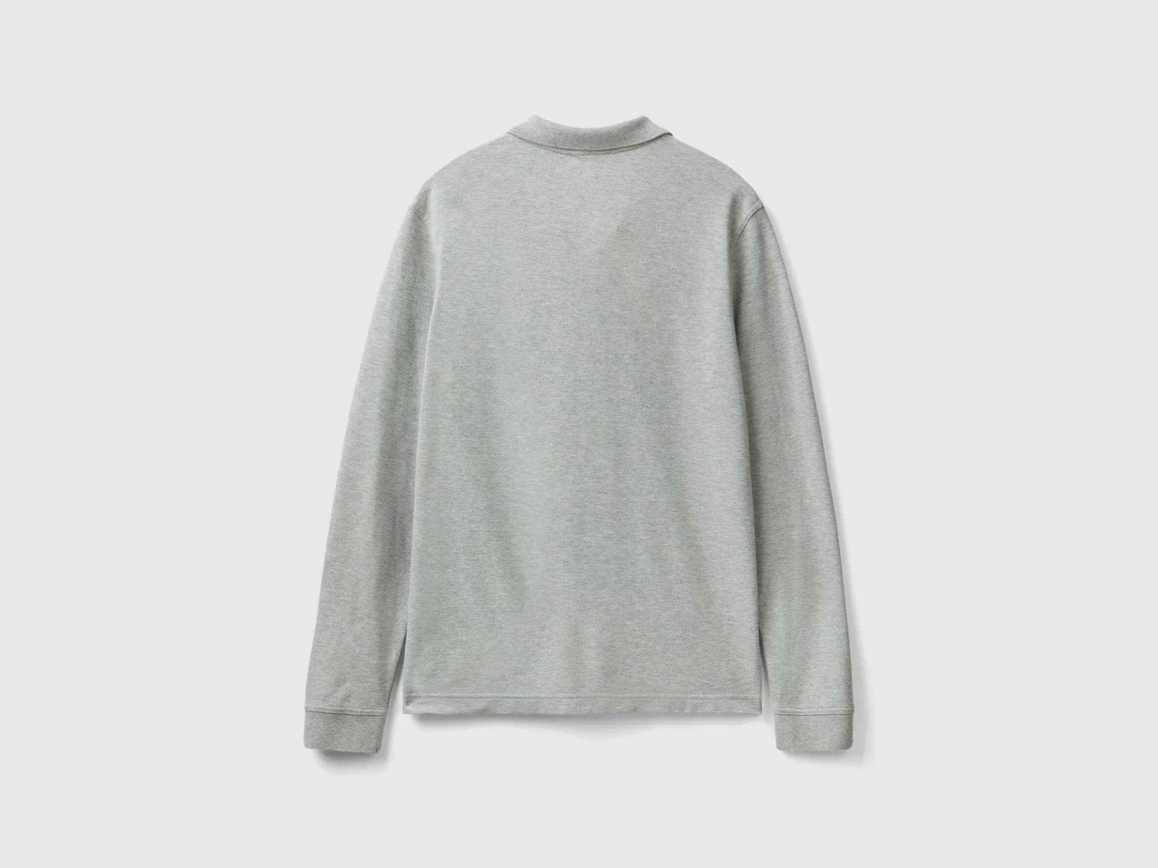 Long sleeve 100% cotton polo