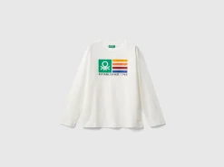 Long sleeve 100% organic cotton t-shirt