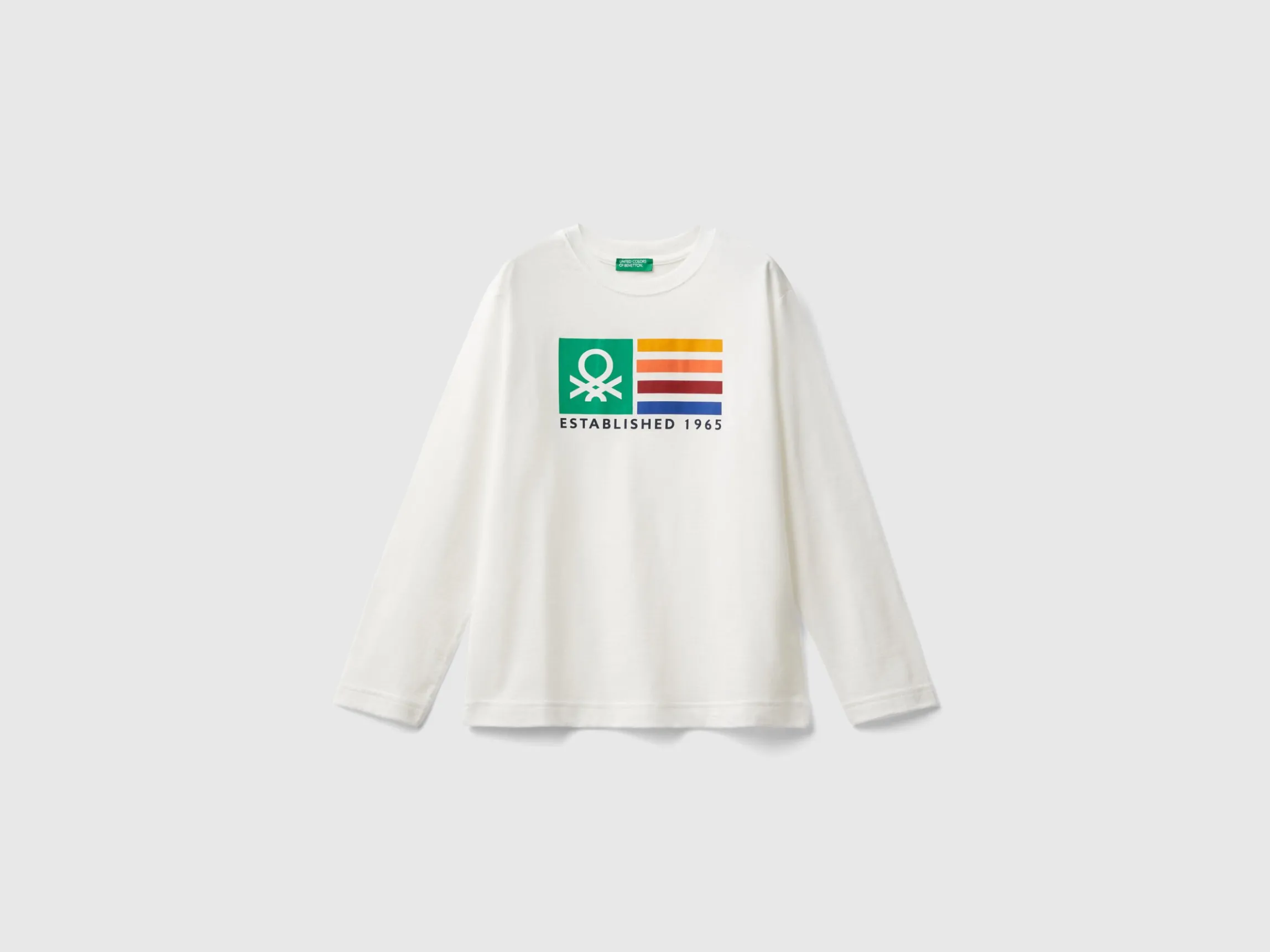 Long sleeve 100% organic cotton t-shirt