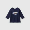 Long sleeve 100% organic cotton t-shirt