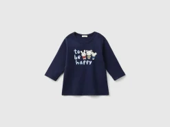 Long sleeve 100% organic cotton t-shirt