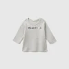 Long sleeve 100% organic cotton t-shirt
