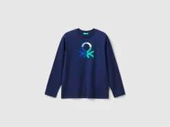 Long sleeve 100% organic cotton t-shirt