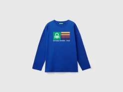 Long sleeve 100% organic cotton t-shirt