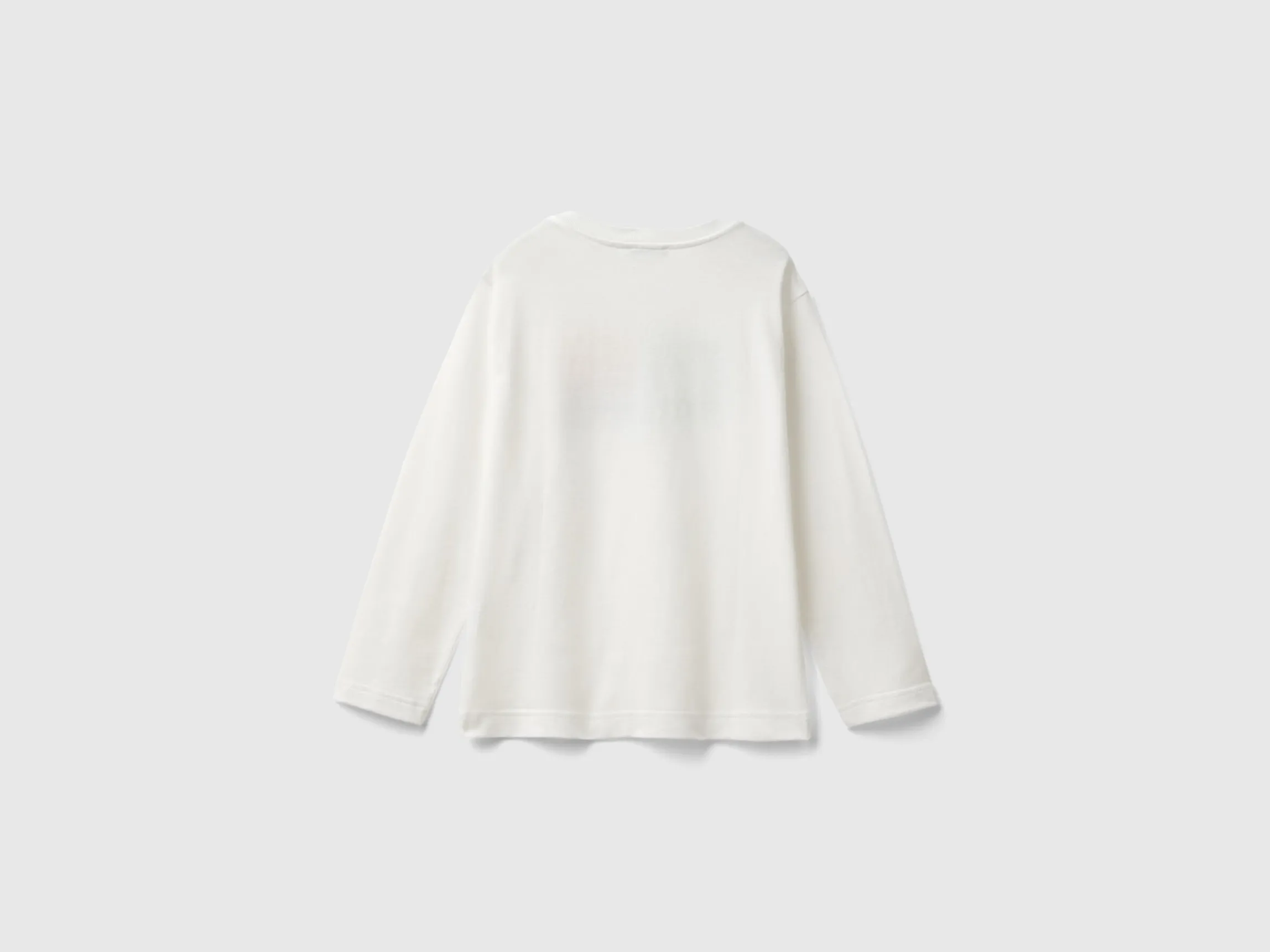 Long sleeve 100% organic cotton t-shirt