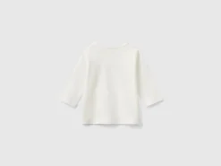 Long sleeve 100% organic cotton t-shirt