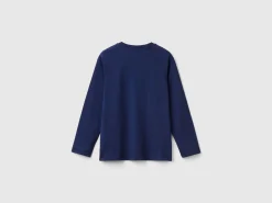 Long sleeve 100% organic cotton t-shirt