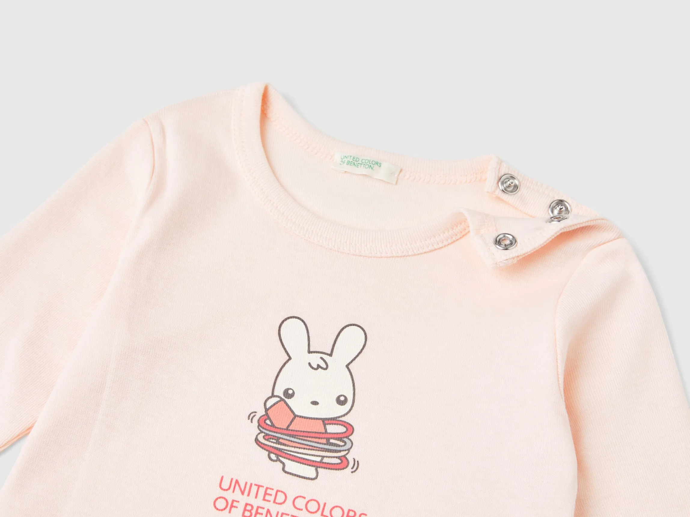 Long sleeve 100% organic cotton t-shirt