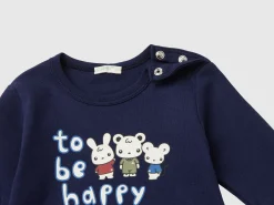 Long sleeve 100% organic cotton t-shirt