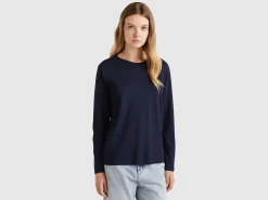 Long sleeve light cotton t-shirt